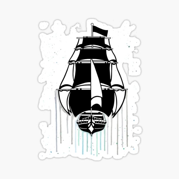 Pirate Ship [Watercolor] Sticker