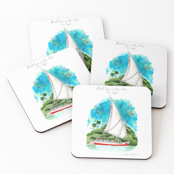 Item preview, Boat trip on The Nile designed and sold by adeillustrator.