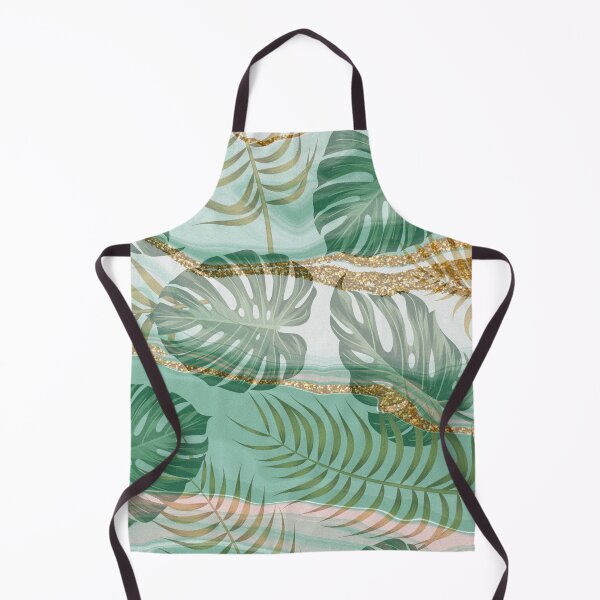 Item preview, gold and green leaf and marble pattern designed and sold by Beeroclock.