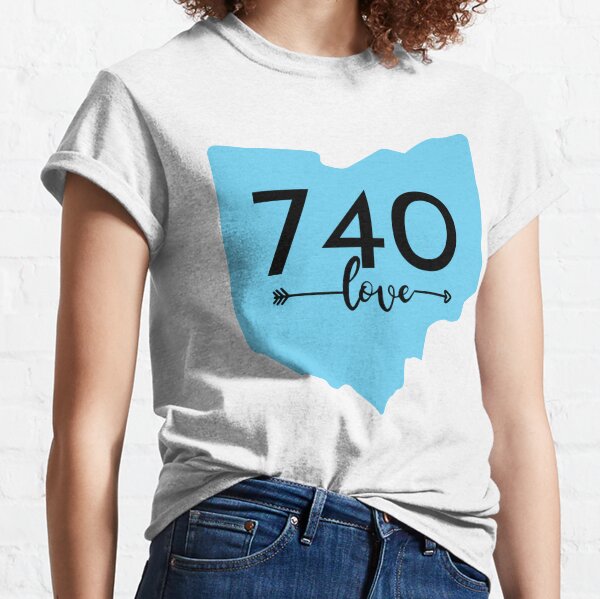 740 Ohio T-shirt – Ohio is Home