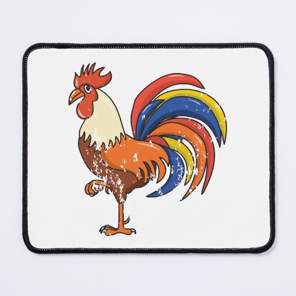 Item preview, Retro Vintage Grunge Style Rooster designed and sold by DamineAsuty.