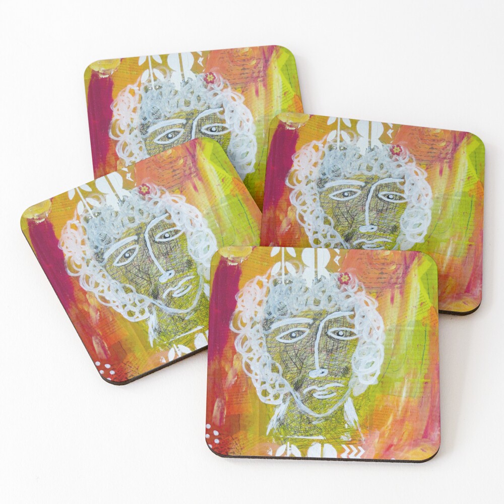 Item preview, Coasters (Set of 4) designed and sold by RandaRubyRed.