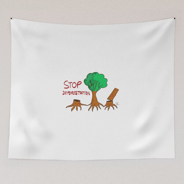 Item preview, Stop deforestation designed and sold by SagaciousDesign.