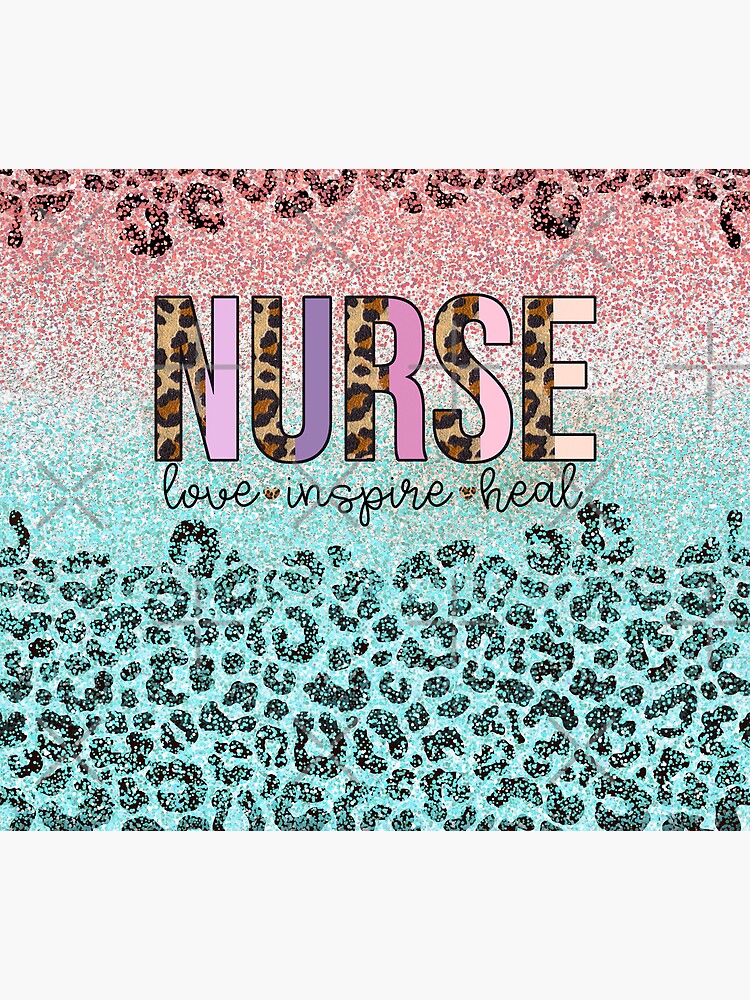 Sublimation Tumbler Wrap - Sparkle Nurse