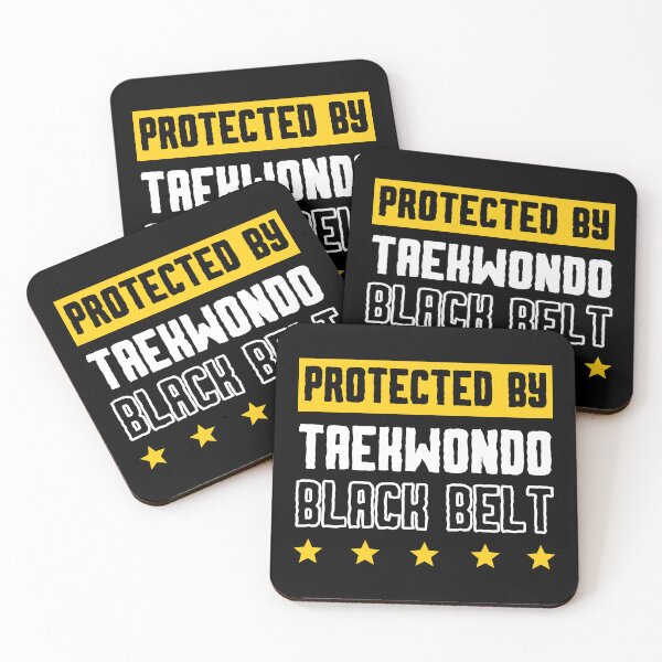 Item preview, Protected by Taekwondo Black Belt designed and sold by 9N20.