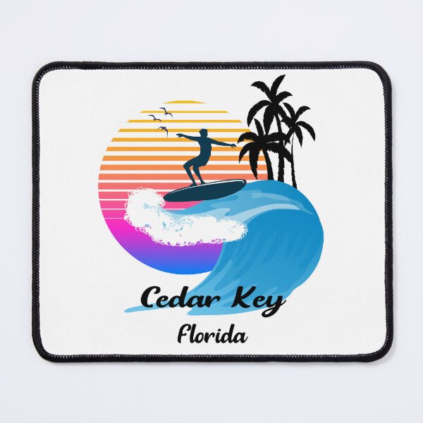 Item preview, Cedar Key Florida Seaside Retro Sunset designed and sold by mountainadora.