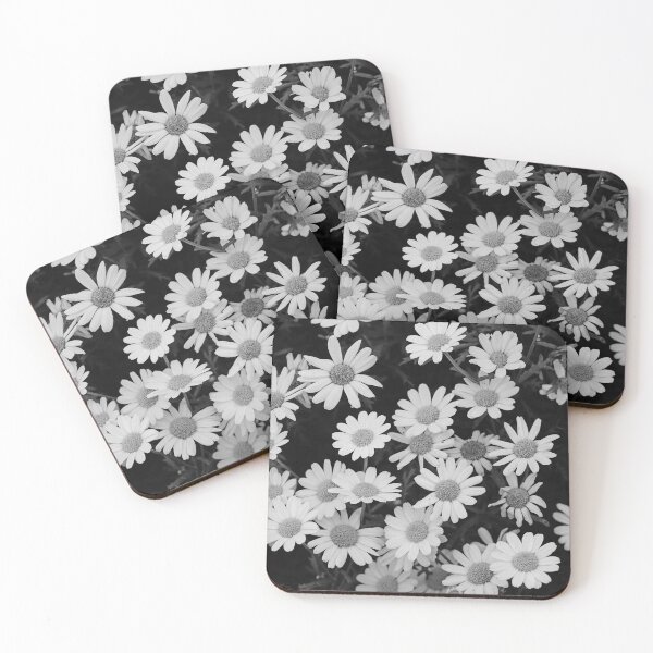 Item preview, Black and White Small Bush Daisies designed and sold by CarolinaReina.