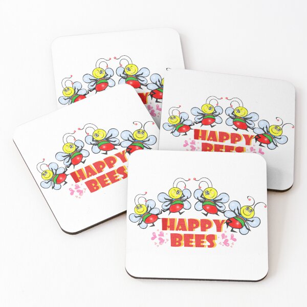 Item preview, Happy bees  designed and sold by Shirley cute art .