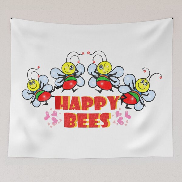 Item preview, Happy bees  designed and sold by Shirley cute art .