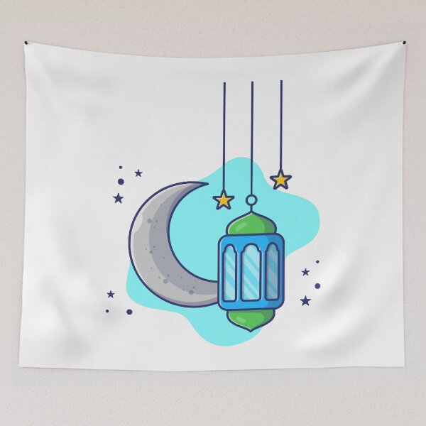 Item preview, Lampe lanterne du ramadan avec lune designed and sold by FalguniShankar.