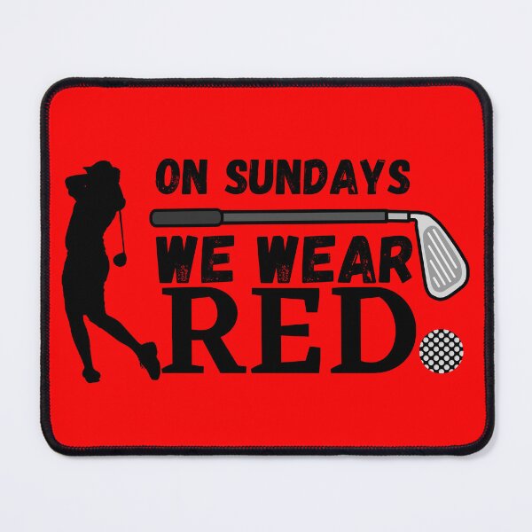 Item preview, On Sundays We Wear Red designed and sold by ronaldsonou.