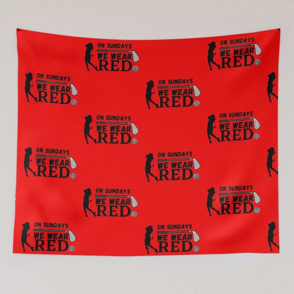 Item preview, On Sundays We Wear Red designed and sold by ronaldsonou.