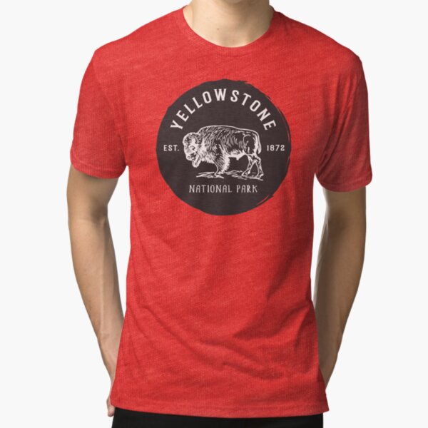 Yellowstone National Park Tri-blend T-Shirt