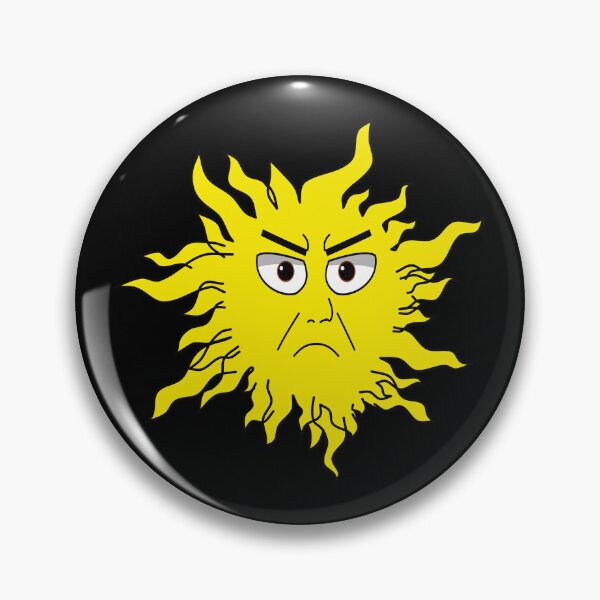 Item preview, Angry Yellow Flaming Sun designed and sold by stuartsemporium.