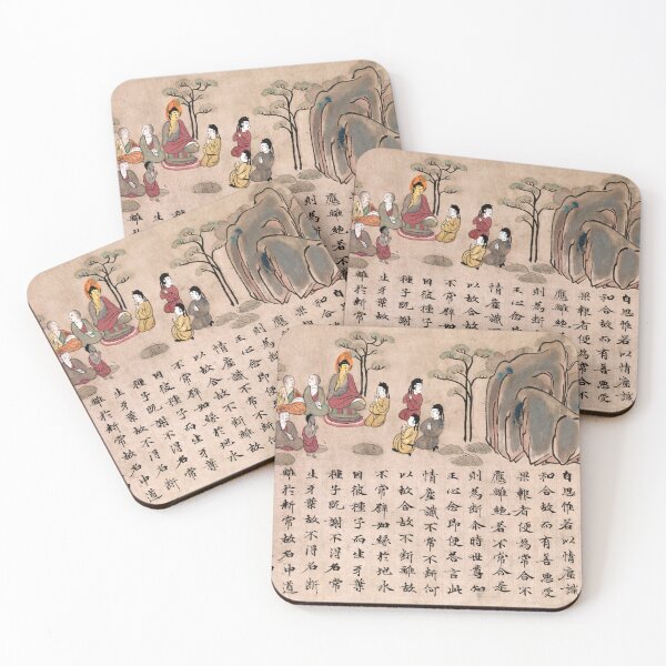 Item preview, Buddha Preaching his Fellow Monks - Buddhism-Buddha Teaching under tree designed and sold by BestUncommonTee.