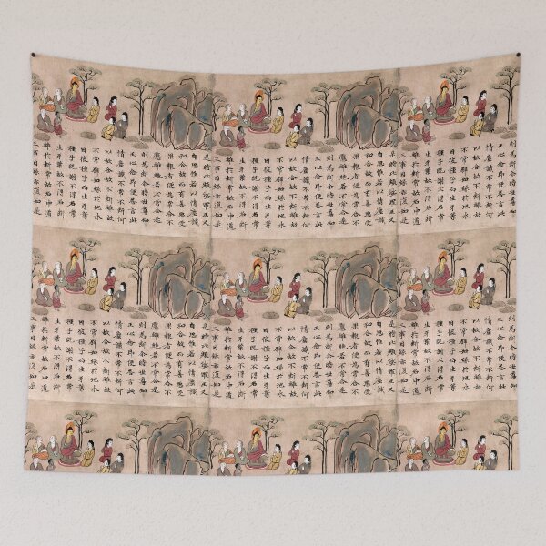 Item preview, Buddha Preaching his Fellow Monks - Buddhism-Buddha Teaching under tree designed and sold by BestUncommonTee.