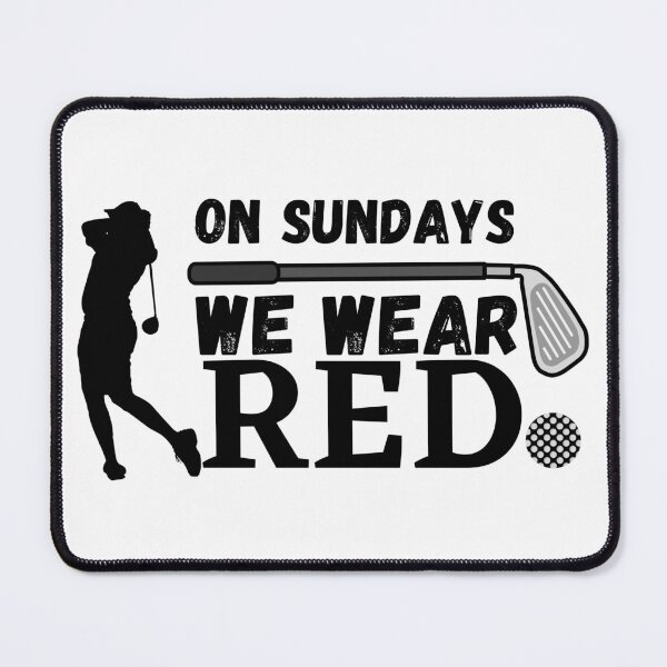 Item preview, On Sundays We Wear Red designed and sold by ronaldsonou.