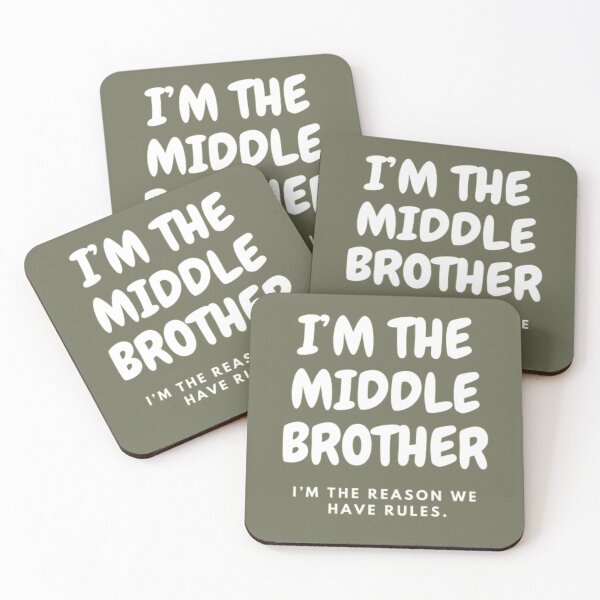 Item preview, I’M THE MIDDLE BROTHER | I’M THE REASON WE HAVE RULES designed and sold by HASSANBADRI2050.