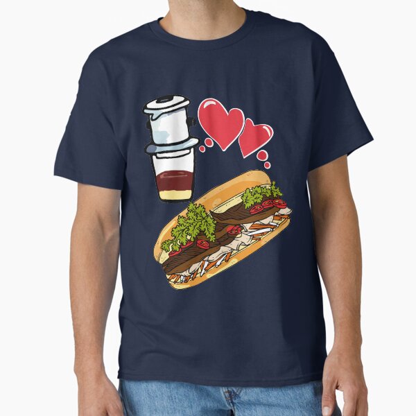 Item preview, Coffee and banh mi - Vietnamese sandwich ca phe food asian beef vegetable healthy designed and sold by papillondesign.