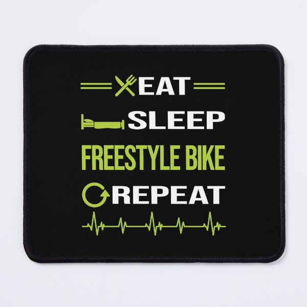 Item preview, Funny Eat Sleep Repeat Freestyle Biking designed and sold by HappyTshirt1239.