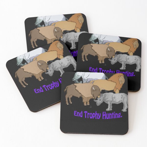 Item preview, End Trophy Hunting! Sticker designed and sold by MartinGerlach.