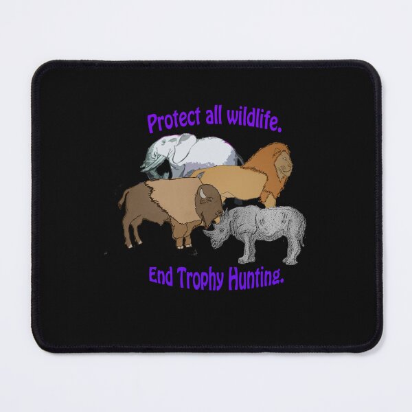 Item preview, End Trophy Hunting! Sticker designed and sold by MartinGerlach.