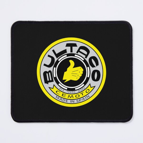 Artikelvorschau, BULTACO LOGO AMARILLO Klassisches Camiseta entworfen und verkauft von MaverickMotor9.