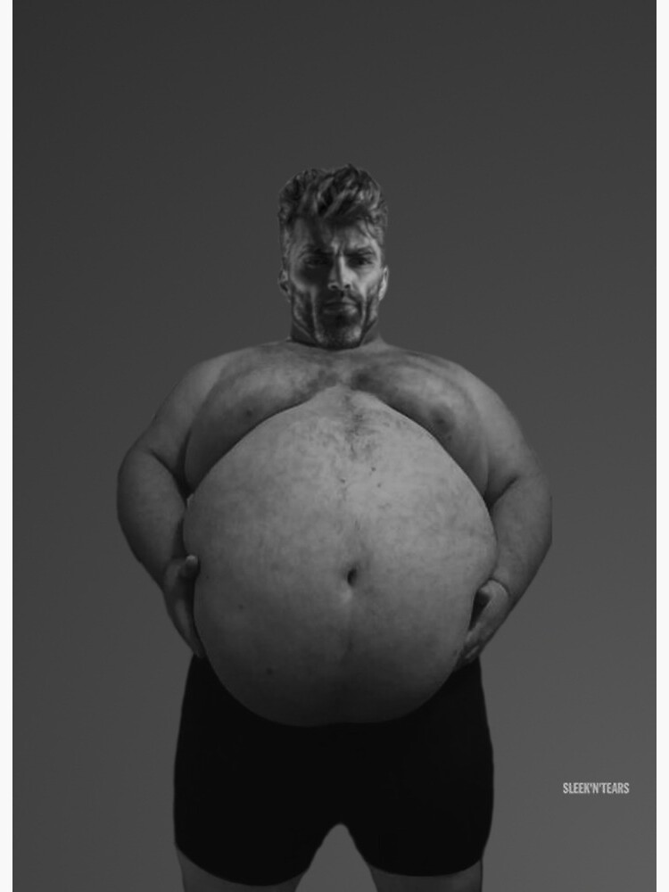 Fat Giga Chad | Art Board Print