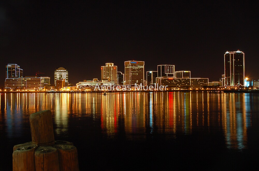 "Norfolk, VA Waterside " by Andreas Mueller Redbubble