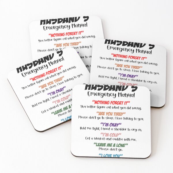 Item preview, Husband emergency manual funny valentine mugs for him for boyfriend wifes things that husband must remember mug designed and sold by DesDirect Store.