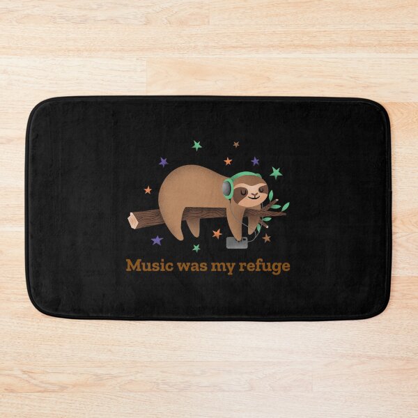 Item preview, Music Was My Refuge Sticker designed and sold by rikazr6sr1.