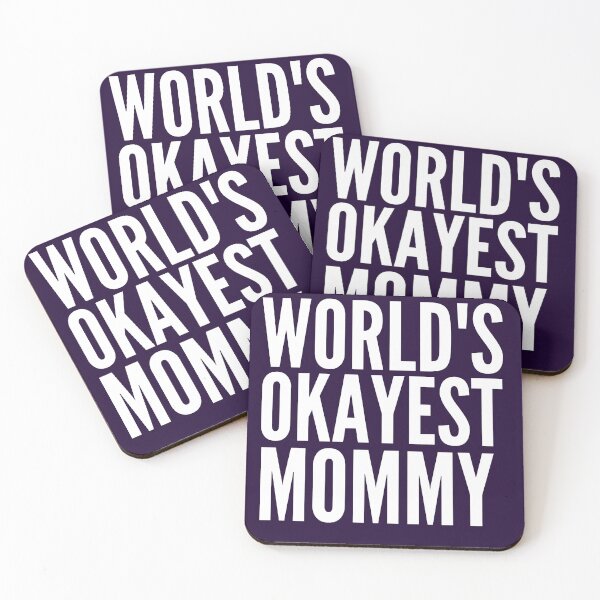 Item preview, world's okayest mommy  - Funny Mothers day designed and sold by Hoetoons.
