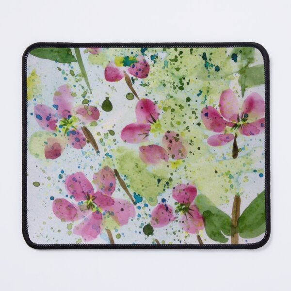 Item preview, “Floral Fantasy”. Vibrant Splattered Watercolours. designed and sold by Angela Haig-Harrison.
