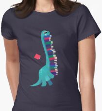 BOOK DINOSAURS 01 Women's Fitted T-Shirt