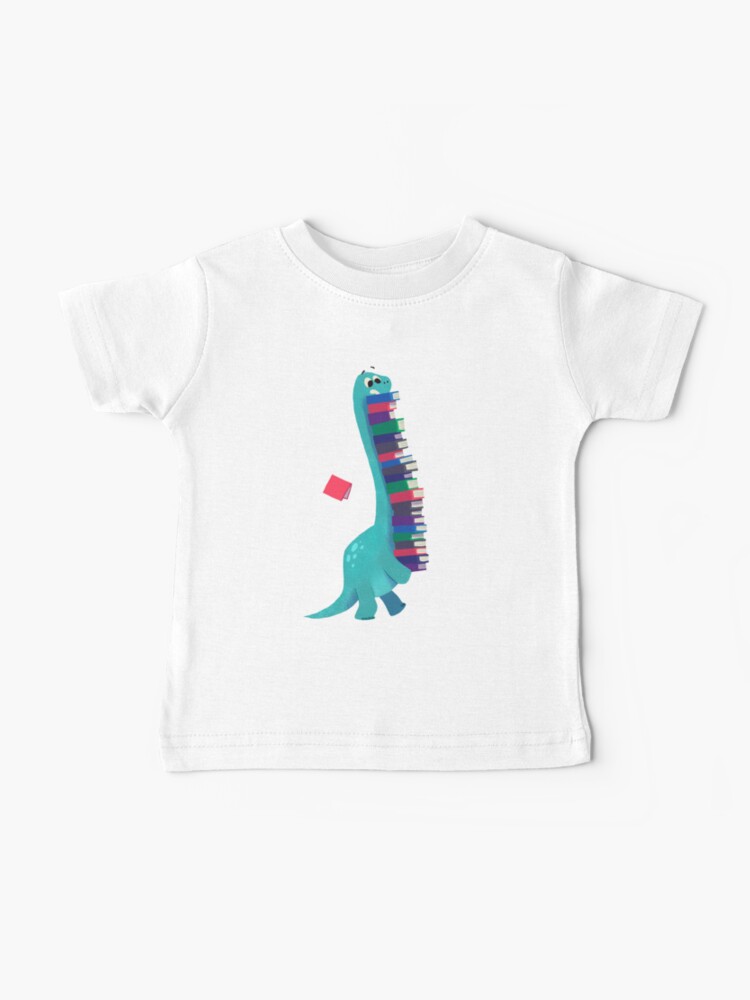 Thumbnail 1 of 2, Baby T-Shirt, BOOK DINOSAURS 01 designed and sold by bonniepangart.