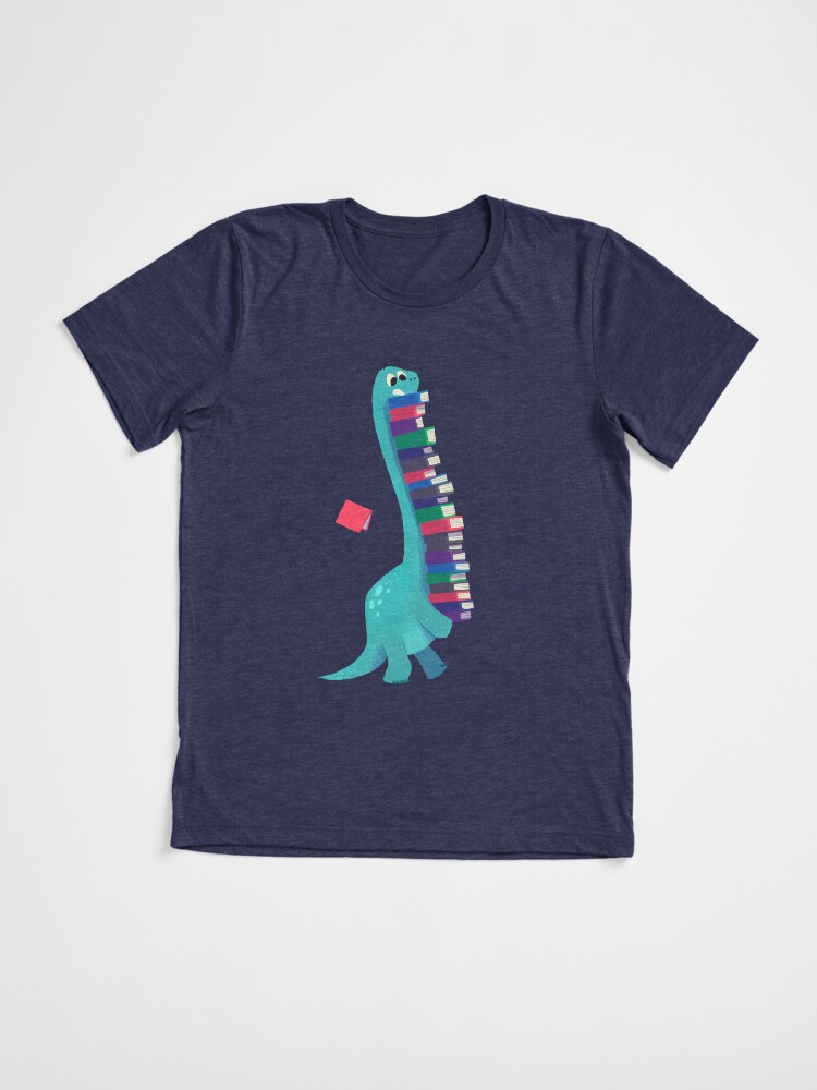 Thumbnail 3 of 7, Tri-blend T-Shirt, BOOK DINOSAURS 01 designed and sold by bonniepangart.