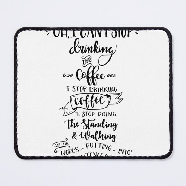 Item preview, I can't stop drinking the coffee doing the standing and the walking and the words putting into sentence doing for colleagues funny mug designed and sold by DesDirect Store.
