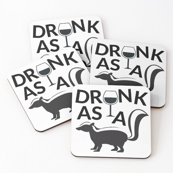 Aperçu de l'œuvre Ivre comme une mouffette créée et vendue par RobbiesMusic.