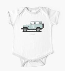 Land Cruiser FJ40 HardTop Blau Baby Body Kurzarm