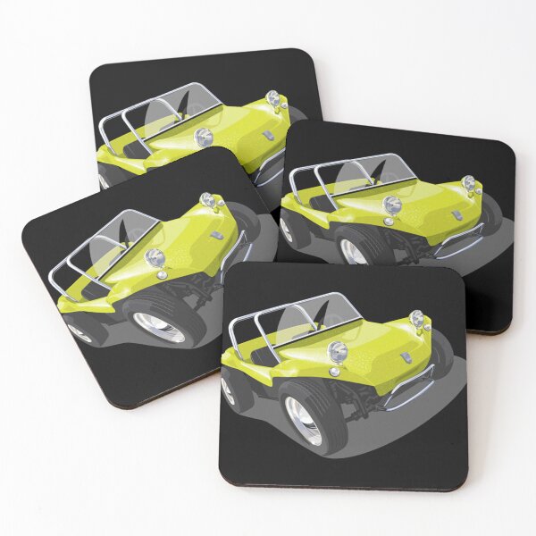 Item preview, Classic Manx beach buggy in lime  Classic . designed and sold by rezakiehauch.