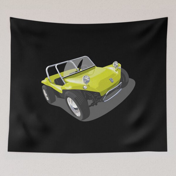 Item preview, Classic Manx beach buggy in lime  Classic . designed and sold by rezakiehauch.