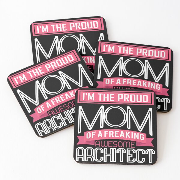 Item preview, Proud Mom Freaking Awesome Architect Mothers Gift designed and sold by laurateam.