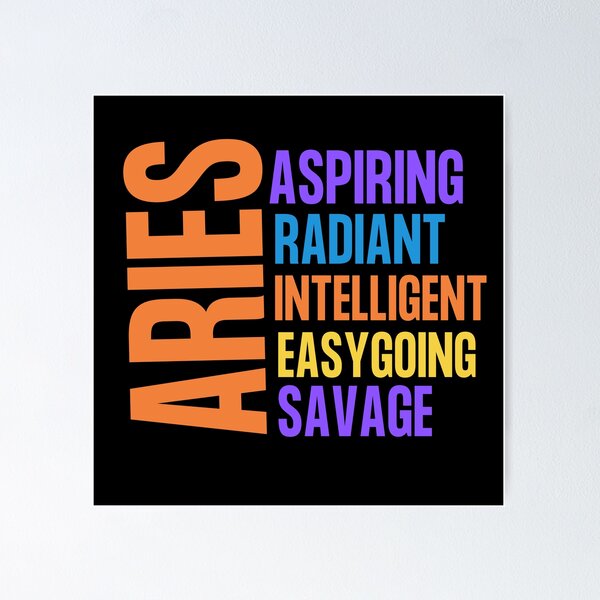Item preview,  Zodiac Sign Aries designed and sold by astroful.