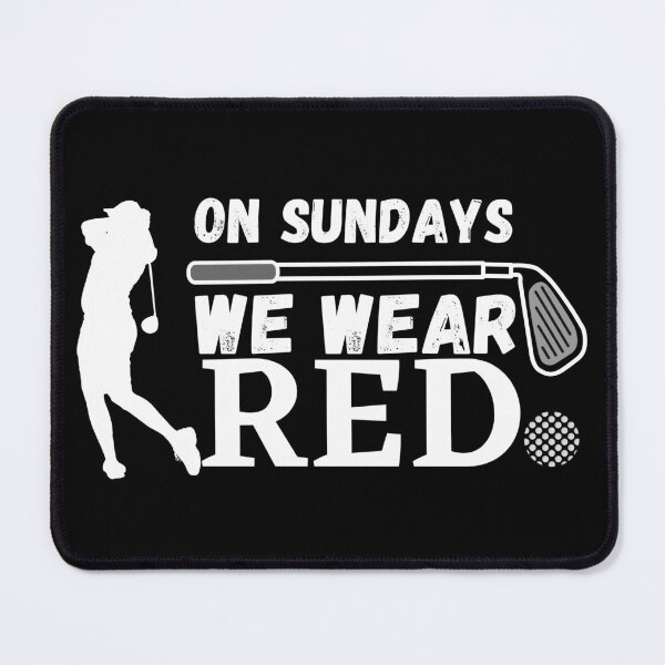 Item preview, On Sundays We Wear Red designed and sold by ronaldsonou.
