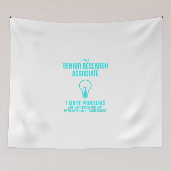 Item preview, Senior Research Associate - I Solve Problems Job Gift designed and sold by melissaval2.