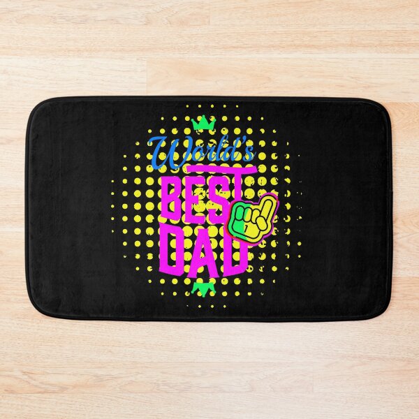 Item preview, Colorful 1 World's Best Dad  designed and sold by OMdesign10.