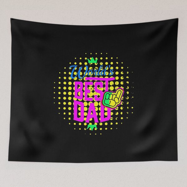 Item preview, Colorful 1 World's Best Dad  designed and sold by OMdesign10.