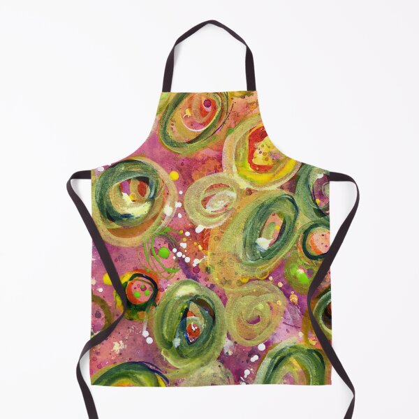 Item preview, Dancing Circles (Small). Vibrant Splattered Watercolours. designed and sold by Angela Haig-Harrison.