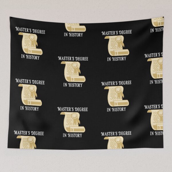Item preview, Masters Degree in History - College - University - Graduation - Graduatees designed and sold by GraduaTees.