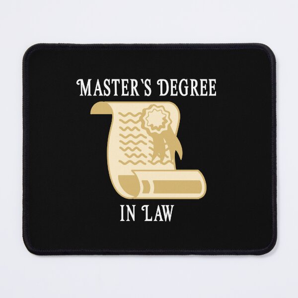 Item preview, Masters Degree in Law - College - University - Graduation - Graduatees designed and sold by GraduaTees.